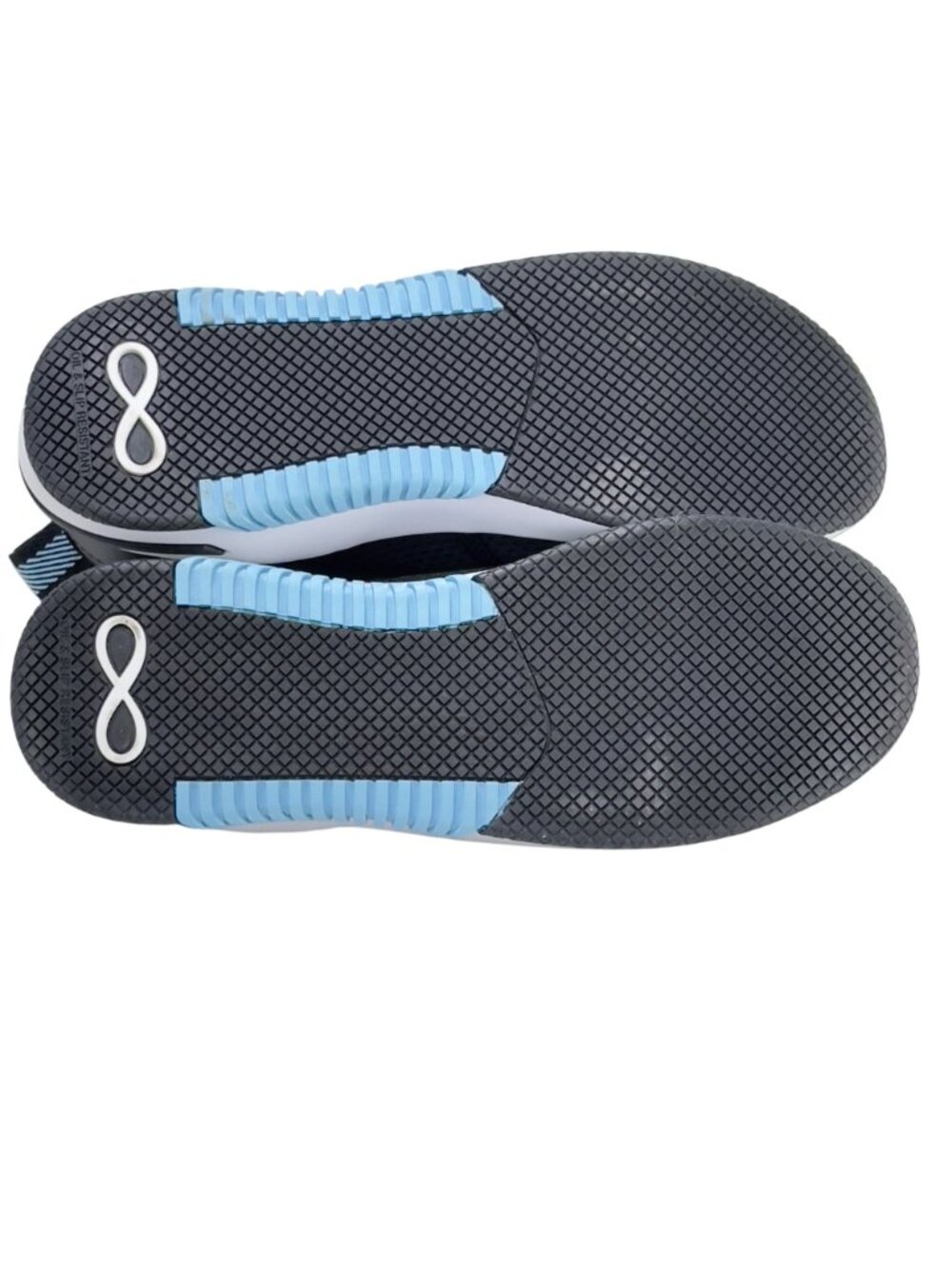 INFINITY Women's Black Blue Nurse's Sneakers Mesh Upper Lightweight Size 8.5 - Picture 6 of 10